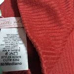 Sweet Adelyn Rust Red Ribbed Turtleneck Long Sleeve Dress Casual Size M Size M Photo 4