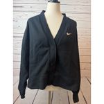 Nike Phoenix Fleece Oversize Cardigan Sweatshirt XL Extra Large Varsity Sweater Photo 6