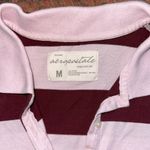 Aeropostale RETRO Y2K CROP HALF BUTTON POLO TOP Photo 1