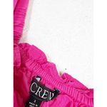 J.Crew  Sevilla Hot Pink Tiered Midi Dress Size Small Stretch Sleeveless Cotton Photo 4