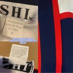 VINTAGE 1980'S SHI RED WHITE & BLUE BOWLER STYLE BUTTON DOWN TOP (8) Photo 7