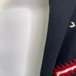 Lauren Ralph Lauren Navy Blue Red Knit Tunic Sweater‎ Women's Size X Photo 6