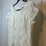 Rafaella White Lace Dress 12 Elegant Party Cocktail Midi Career Short Sleeve # Photo 3