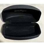 Salvatore Ferragamo  Sunglasses Eyewear Hard Case Logo Black Textured Storage Photo 5