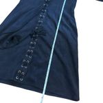 Gianni Bini Grey grunge goth suede lace up Photo 2