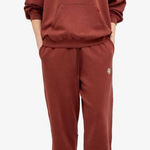 ANINE BING  Tyler Sweat Pants in
Burgundy fall casual $200 M distressed designer Photo 0