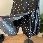 Ann Taylor Black & White Polka Dot Wrap Tie Skirt NEW With Tags Size 14 Photo 5