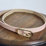 Bundle of 2 Belts Women's Pink and Black/Snakeskin Belt Photo 1