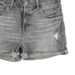 Old Navy O.G. High Waisted Distressed Denim Shorts Gray Photo 6