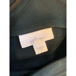 J Jill Ponte Knit Dress‎ Womens Small Knee Length Ruffle Business Office Minimal Black Photo 3