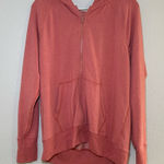 Zella Women's Coral Zip-Up Hoodie XL Athleisure bold lounge casual workout gym Photo 0