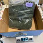 Fat Face 10 Linen Army Green Midi Dress Scoopneck Pockets Tie Front Summer Beach Photo 9