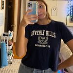 Beverly Hills Baby Tee Blue Size L Photo 3