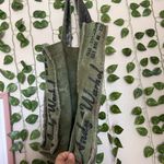 Vintage artsy Andy Warhol Tote Bag Canvas Green Photo 5