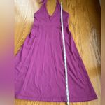 Patagonia Women’s Halter Top Mini Dress Size Small Purple Spring Athleisure Photo 4