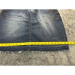 Ashley Stewart Women's Plus Size Dark Wash Denim Jean Skirt Size 14 Photo 9