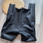 Commando  black faux leather suede leggings‎ super high rise tummy control size S Photo 7