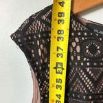 Evan Picone  Black Label classic black lace  dress with nude underlay size 10. Photo 6