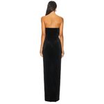 Amanda Uprichard  x REVOLVE Wolfe Gown in Black Small New Womens Maxi Dress Photo 1