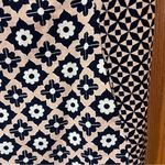 Boden Pippa Geo Floral Print Stretch Cotton Shift Dress Blush & Navy Blue Sz 10 Photo 14