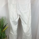 Anthropologie White Script Fray Hem Jeans From Pilcro & The Letterpress 32 Photo 2