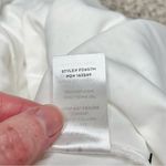 Lulus Always Ravishing White Cotton Eyelet Fringe Tulip Midi Dress Medium NWT Photo 7