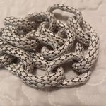 EXPRESS Signed  Chunky White Chain Costume Necklace Adjustable Length Photo 10