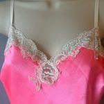 Victoria's Secret Bright Pink Chemise with Lace Accents Photo 2