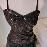 Little black tulle dress with sequins Size XS Photo 0