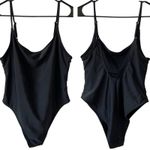 Wild Fable NEW Black One Piece Swimsuit Extra High Leg Extra Cheeky Size Large Photo 0
