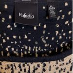 Rafaella  Gold & Black Sparkle Shark Bite Hem Sweater Size XL Photo 2