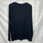 NWOT en THREAD women’s solid black Crewcut organic cotton long sleeve shirt XL Photo 3