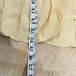 Reformation  skirt with slit in buttercup NWT Photo 13