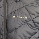 Columbia NWT  Heavenly Hooded Puffer Jacket L Collegiate Navy Blue Omni-Heat Photo 4