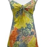 ASOS Reclaimed Vintage Yellow Patchwork Bandana Strappy Tie Photo 0