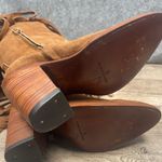 Brother Womens Size 6 Vellies Atlas Western fringe suede in Honey Suede Tan Photo 11