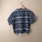Anthropologie Dra Los Angeles striped fringe top Photo 3