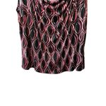 Jones Studio  Separates Pink & Black Sleeveless Cowl Neck Blouse Women's 2X Photo 3