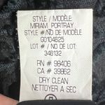 Theory  Miriam Deep V-Neck Black Sleeveless Dress 2 LBD Textured Floral Shift Photo 8