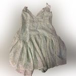 Delilah Floral Romper small nwt Green Photo 2