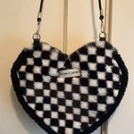 SheIn | Black & White Checkered Heart Purse Bag Reads “Believe In Yourself” Photo 1