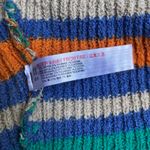 Free People Beach Marsha Striped Sweater Vest Sz XL Cropped Green Coastal Boho Photo 10