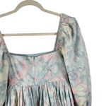 Selkie Monet Print Puff Mini Dress Pastel Watercolor Preppy NEW Womens Small Blue Photo 8