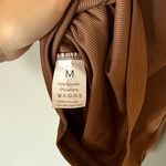 Ribbed Sleeveless Romper Jumpsuit Size Medium Brown Photo 3