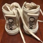 Chloé 🆕 Chloe | Lauren Lace Sneaker Hightop Cream 35 New Photo 6