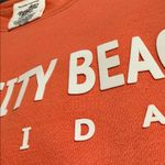 Pacific & Co. women’s large salmon pullover crew neck sweatshirt Panama City nwt Orange Photo 7