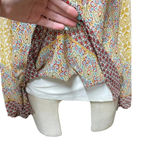 MiracleSuit MiracleBody by Floral Peasant Blouse Yellow Multi Size Large Photo 7