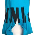 Victoria’s Secret PINK Blue Sleeveless Swim Coverup Hoodie Size M Photo 1