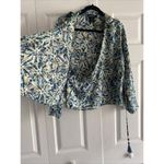 Bailey44 Bailey 44 Women's Wrap Blouse Floral Size Medium Retro Career Photo 6