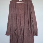 Madewell Kent Cardigan Long Sweater in Coziest Yarn Purple Pink Womens Size S Photo 1